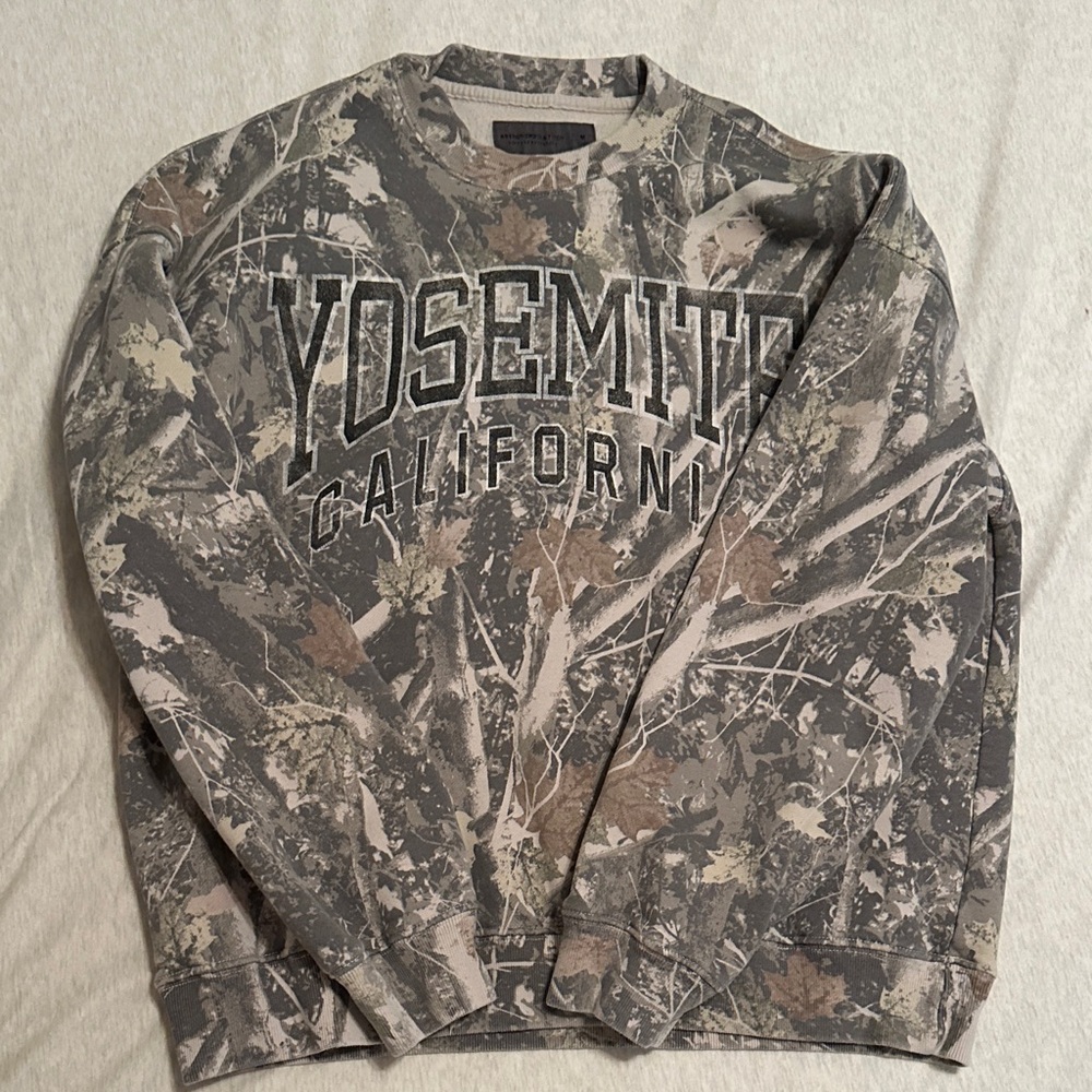 Yosemite California Camouflage Men's crew